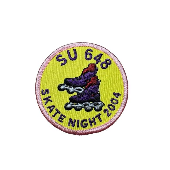 Unbranded Other - SU 648 Skate Night 2004 Patch Badge Girl Scout Activity GS VINTAGE HTF NEW